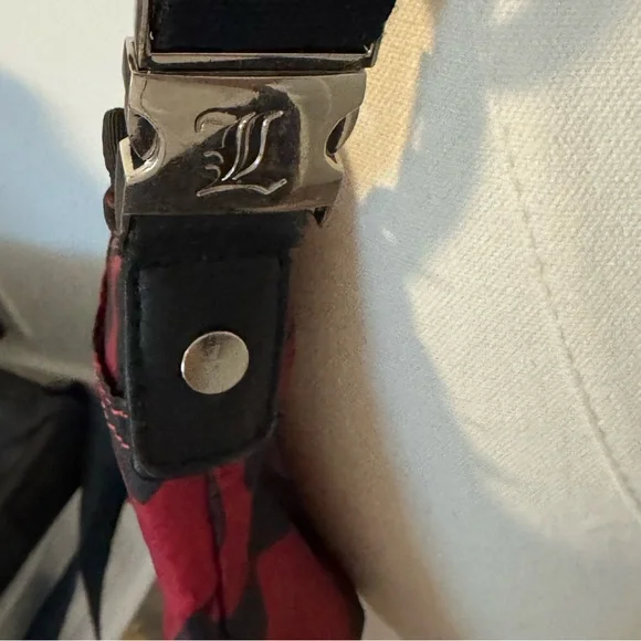 L.A.M.B. x LeSportsac Red and Black Crossbody Bag - Picture 5 of 7